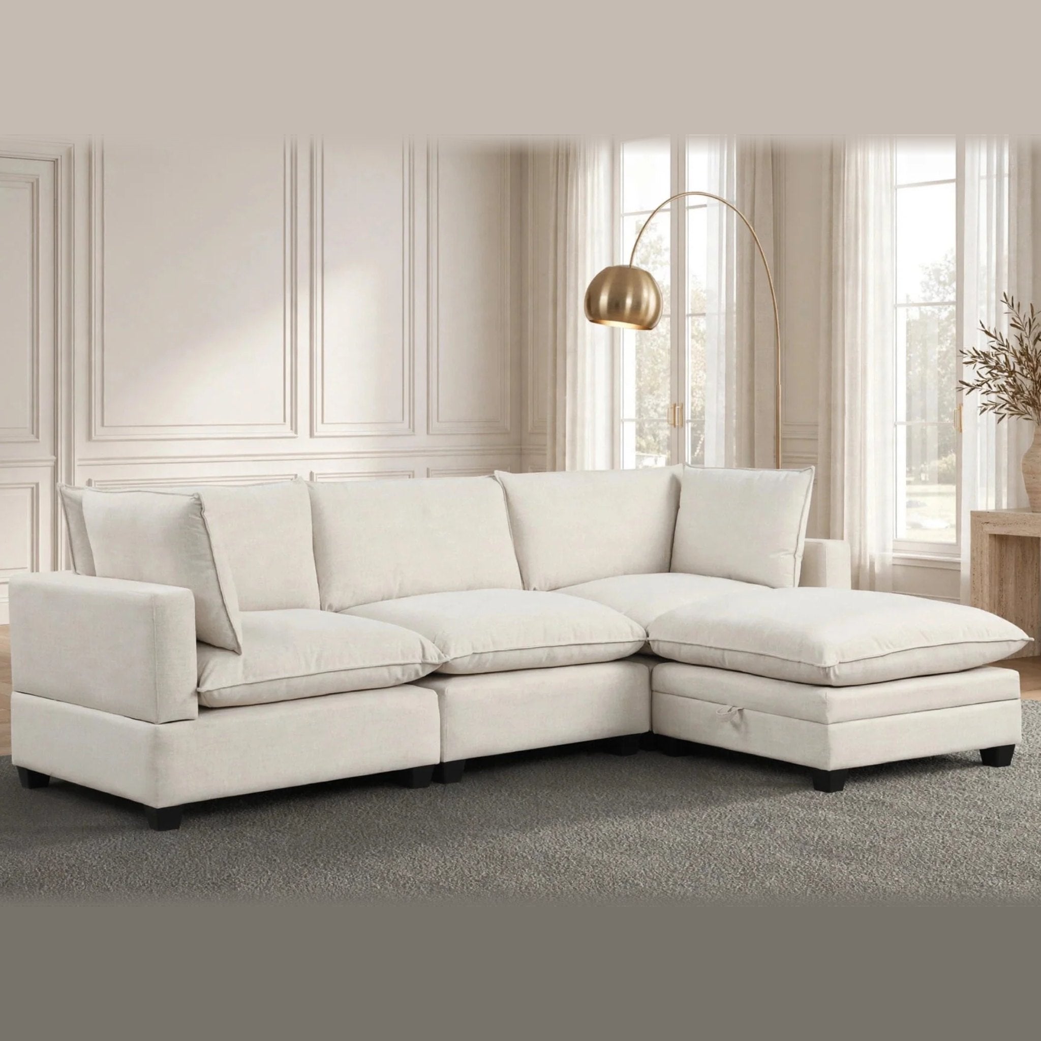 Cloud21 Sectional – Cream